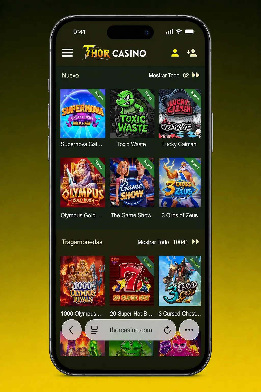 Pasos para descargar la app ThorCasino en iPhone